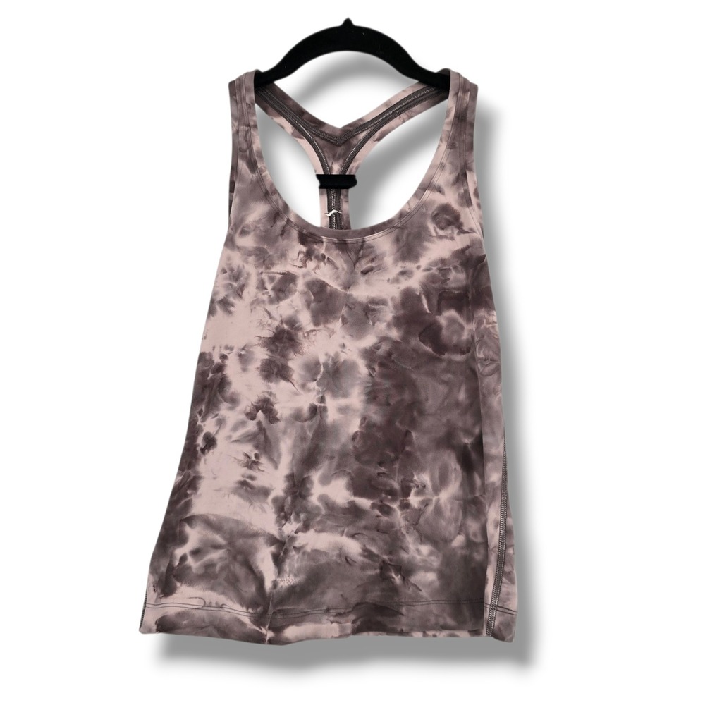 Lululemon Cool Racerback Tank Top 4 Diamond Dye Graphite Grey Pink Pastel Nulu